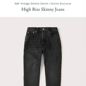 NWT Abercrombie high rise skinny jeans